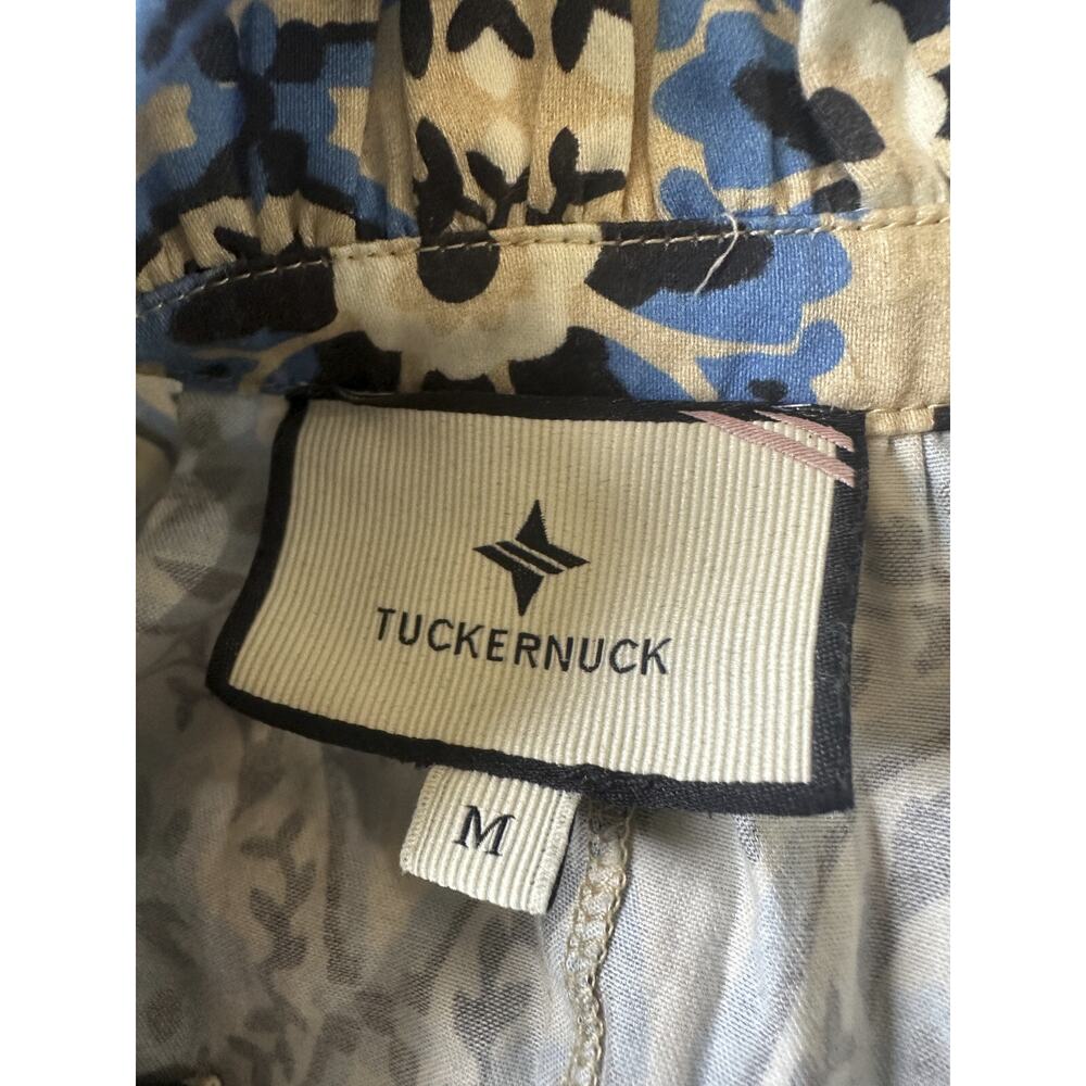 Tuckernuck Golden Medallion Crawford Dress Size Medium Flutter Ruffle Mini Blue - Picture 13 of 16
